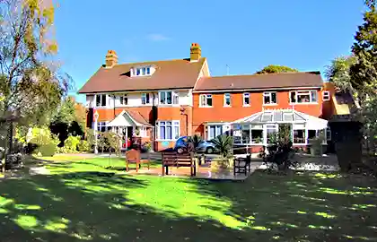Exterior view of The Red House care home in Ashtead