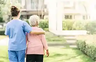 Exterior image of Abbey Lodge care home in Battle
