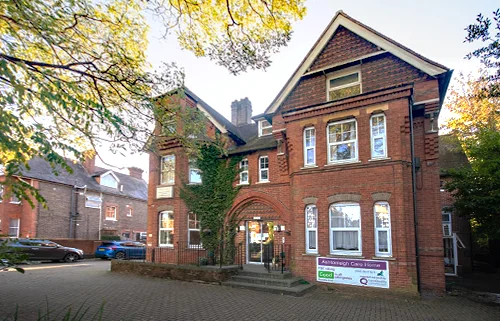 Exterior view of Ashtonleigh care home in Horsham