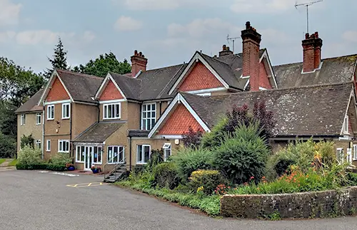 Exterior view of Belle Vue Country House care home in Haywards Heath