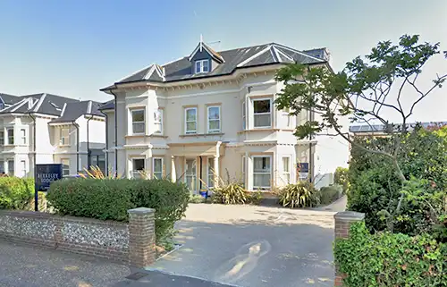 Exterior view of Berkeley Lodge care home in Worthing