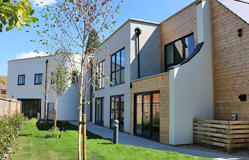 Exterior view of Bletchingley & Wellington care home in Haywards Heath