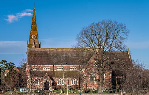 View of St John the Evangelist's Church, Burgess Hill