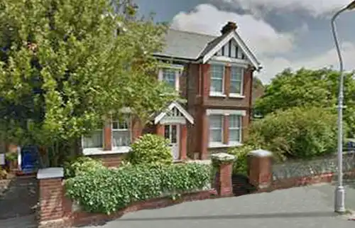 Exterior view of Bywell House care home in Worthing