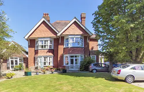 Exterior view of Cornelius House care home in Chichester