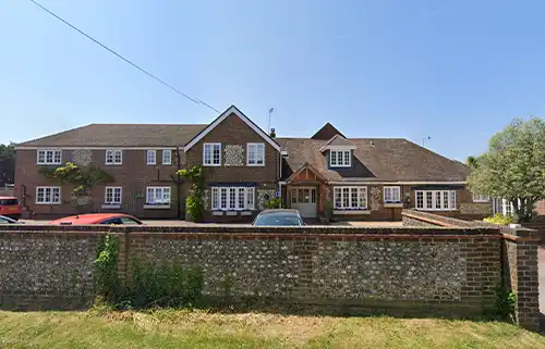 Exterior view of Country Lodge care home in High Salvington, Worthing