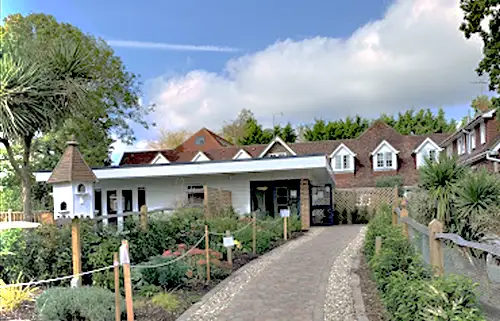 Exterior view of Dovecote View care home in Chichester