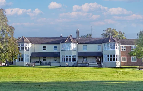 Exterior view of Eastridge Manor care home in Haywards Heath