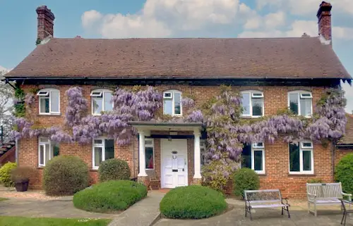 Exterior view of Heathfield care home in Chichester