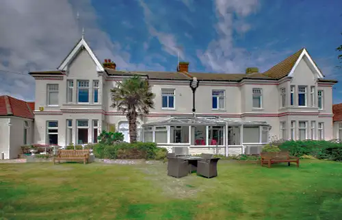 Exterior view of Highgrove House care home in Worthing