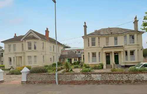 Exterior view of Hollywynd care home in Worthing