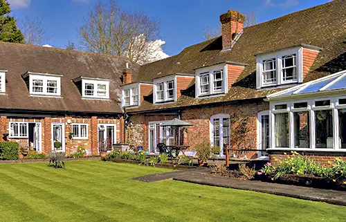 Exterior view of Manor Barn Nursing Home in Chichester