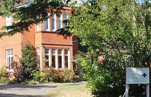 Exterior view of Maplehurst care home in Haywards Heath