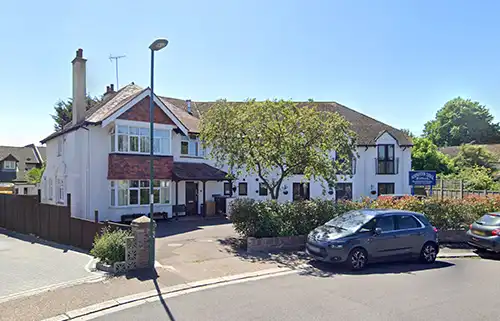 Exterior view of Normanton Lodge care home in Bognor Regis