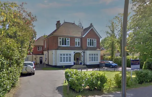 Exterior view of Rookwood care home in Burgess Hill