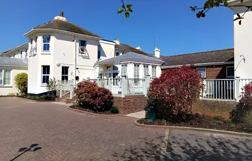 Exterior view of Rustington Hall care home in Rustington, Littlehampton
