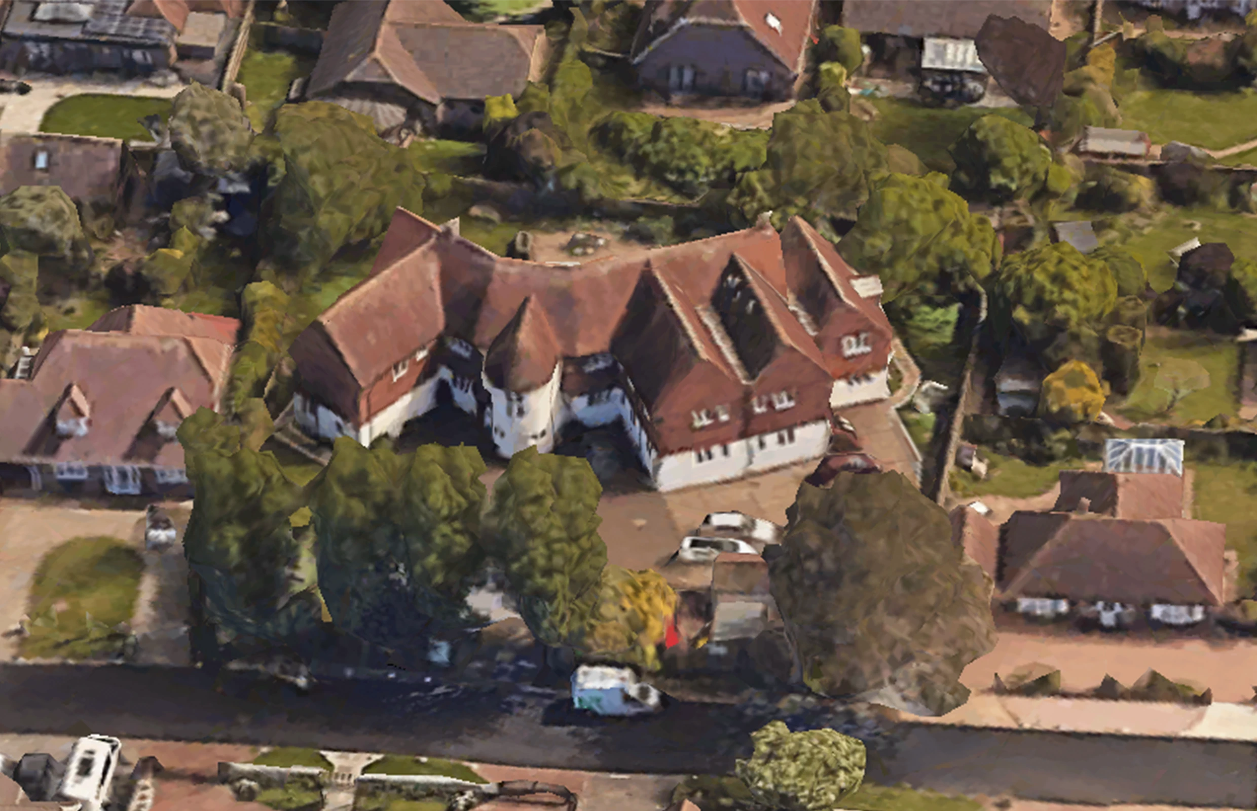 Exterior view of Scotch Dyke care home in Worthing