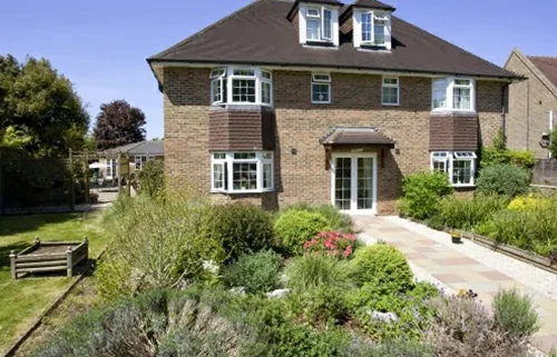 Exterior view of Summerlands care home in Haywards Heath