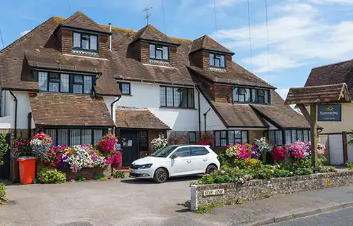 Exterior view of Summerley care home in Bognor Regis