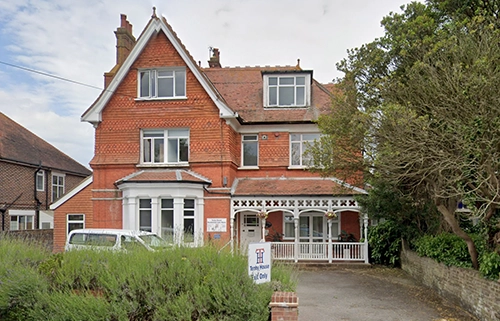 Exterior view of Tenby House care home in Worthing