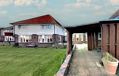 Exterior view of Tenchley Manor Nursing Home in Chichester