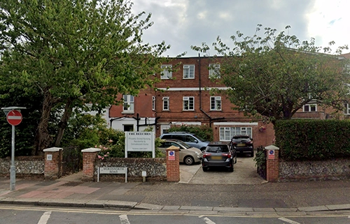 Exterior view of The Beeches care home in Worthing