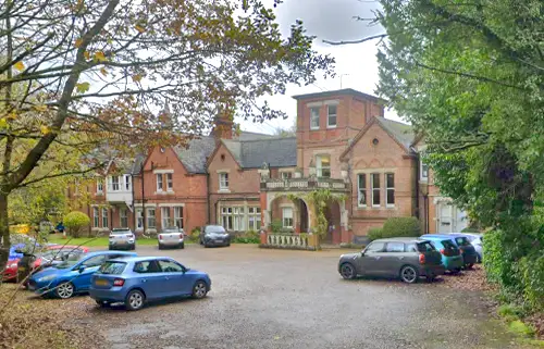 Exterior view of Truscott Manor care home in East Grinstead