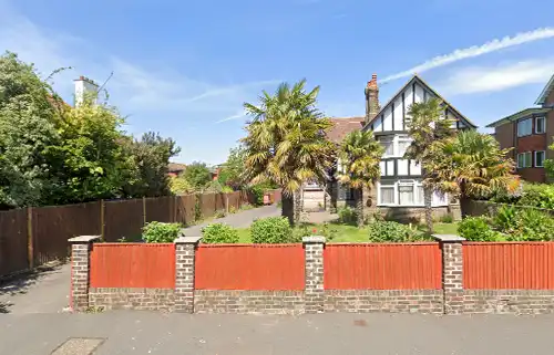 Exterior view of Tudor House care home in Bognor Regis