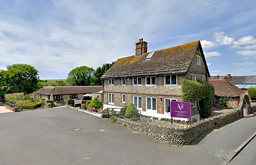 Exterior view of Valerie Manor care home in Upper Beeding, Steyning