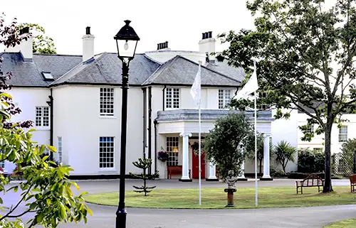 Exterior view of Westergate House care home in Arundel